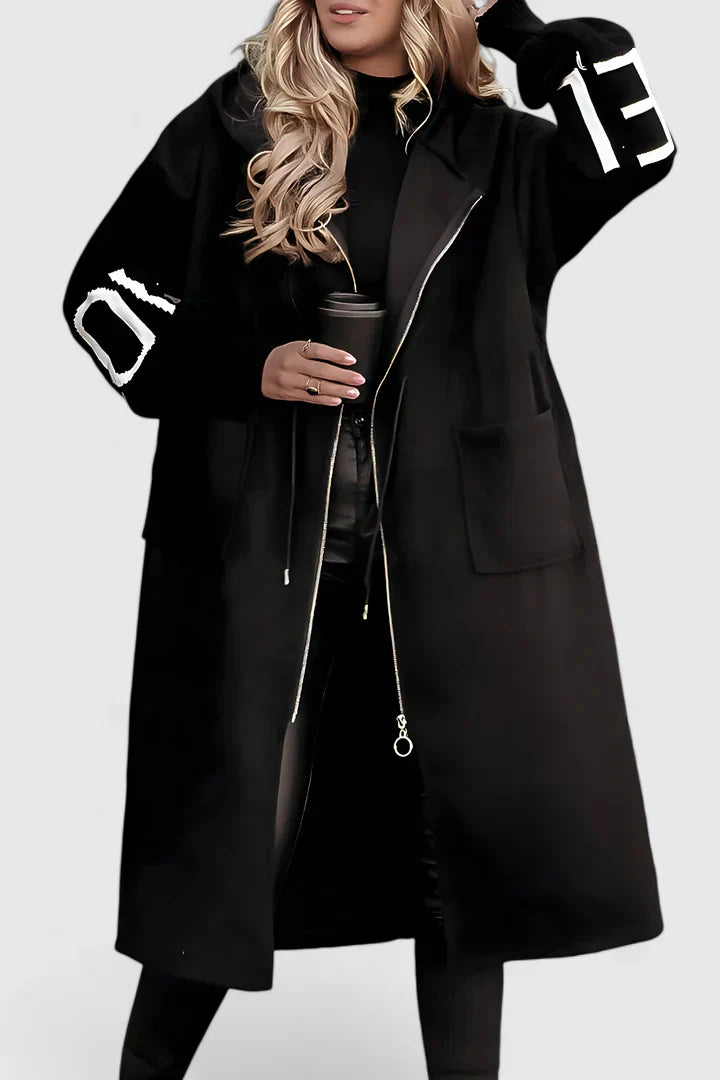 Vaye™ | Elegant Hooded Coat – ALAMODARA USA